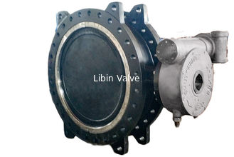 Tốc độ xoắn thấp Double Flanged Butterfly Valve, nhiệt độ cao Butterfly Valve trường ghế thay thế