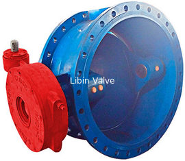 DN1000 Metal Double Eccentric Butterfly Valve / Cast Iron Butterfly Valve Điện năng động