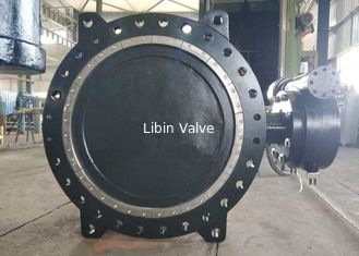 DN1000 kết nối Flange Double Offset Butterfly Valve, Thép đúc kim loại ngồi van bướm