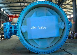 AWWA DN3000 Blue High Performance Butterfly Valves, Trung bình áp suất Ductile Iron Butterfly Valve