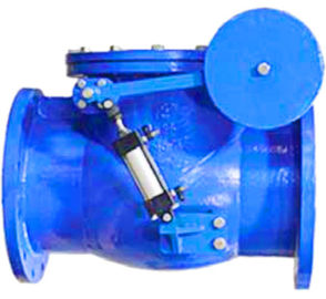Kết nối Flange Swing Check Valve, Non Return Valve với chỗ ngồi đàn hồi / kim loại