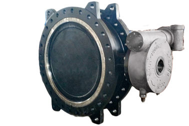 Tốc độ xoắn thấp Double Flanged Butterfly Valve, nhiệt độ cao Butterfly Valve trường ghế thay thế