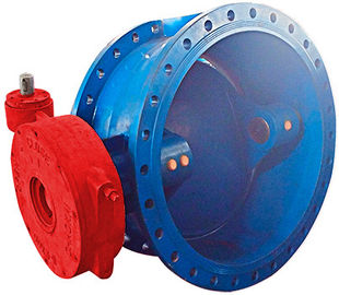 DN1000 Metal Double Eccentric Butterfly Valve / Cast Iron Butterfly Valve Điện năng động