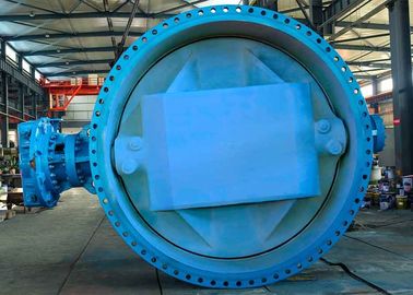 AWWA DN3000 Blue High Performance Butterfly Valves, Trung bình áp suất Ductile Iron Butterfly Valve